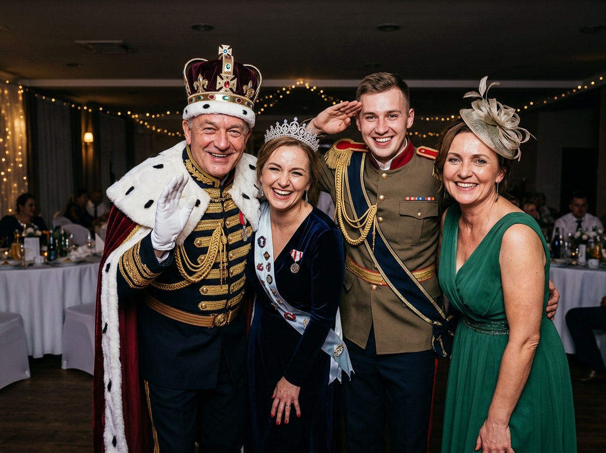 A group as a royal family